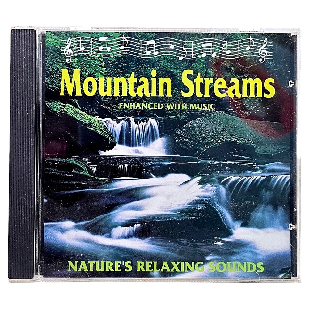 Unison Mountain Streams Nature Sounds CD Celtic Harp Pan‎ Flute V80562 1995 EUC